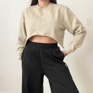 All things golden crop crewneck